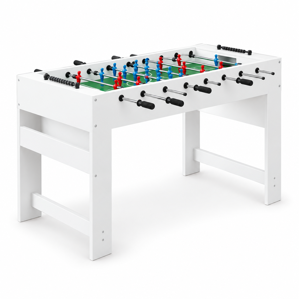 Baby-foot design blanc minimaliste 125 cm – Maison Baller