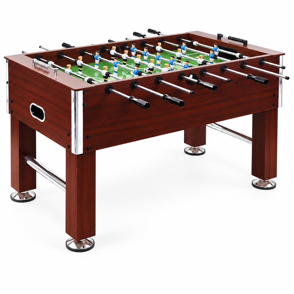 Baby-foot grand format 140 cm marron – Maison Baller