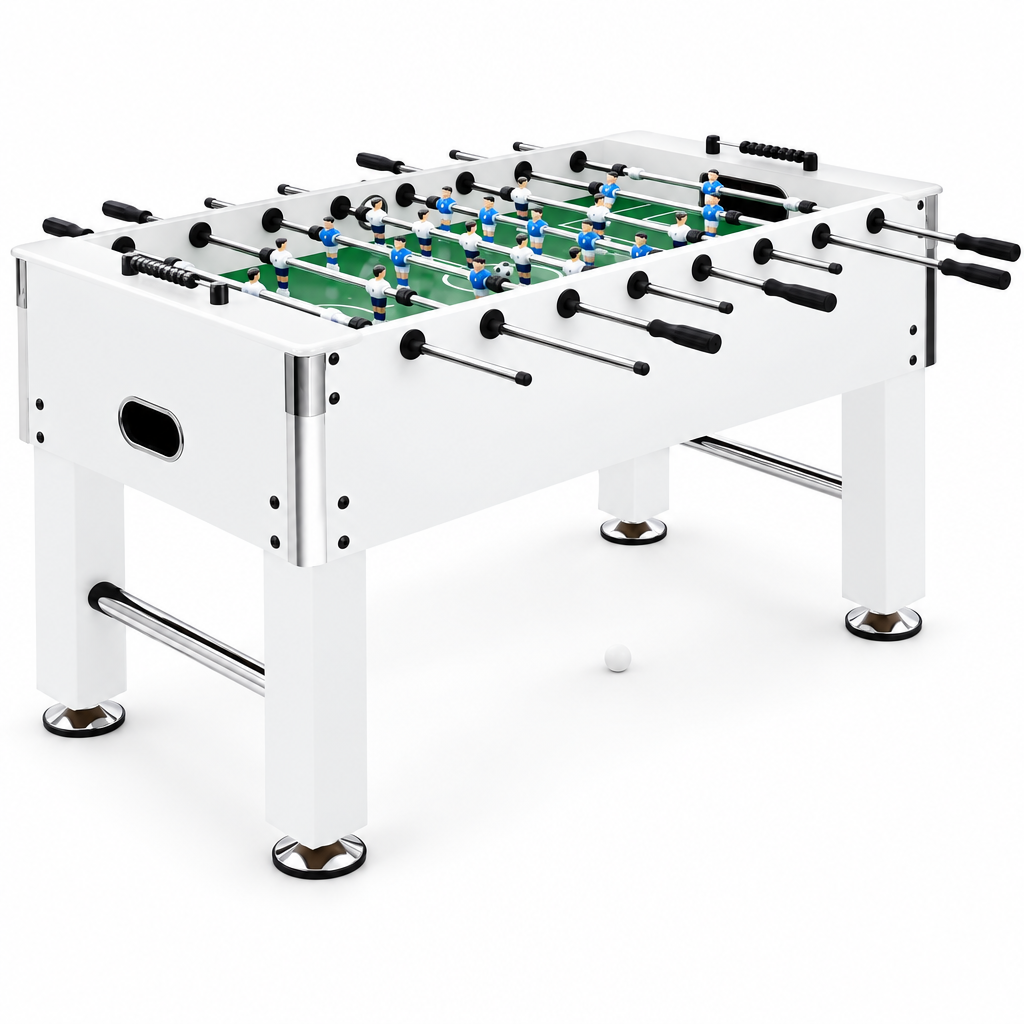 Baby-foot grand format 140 cm blanc – Maison Baller