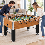 Baby-Foot Professionnel Grand Format - 140 x 74,5 cm - Bois