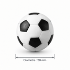 Balle de Baby-Foot Classique - 28 mm - Noir & Blanc