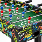 Baby-Foot Pour Enfant 2-en-1 - 94 x 51 x 69 cm - Noir