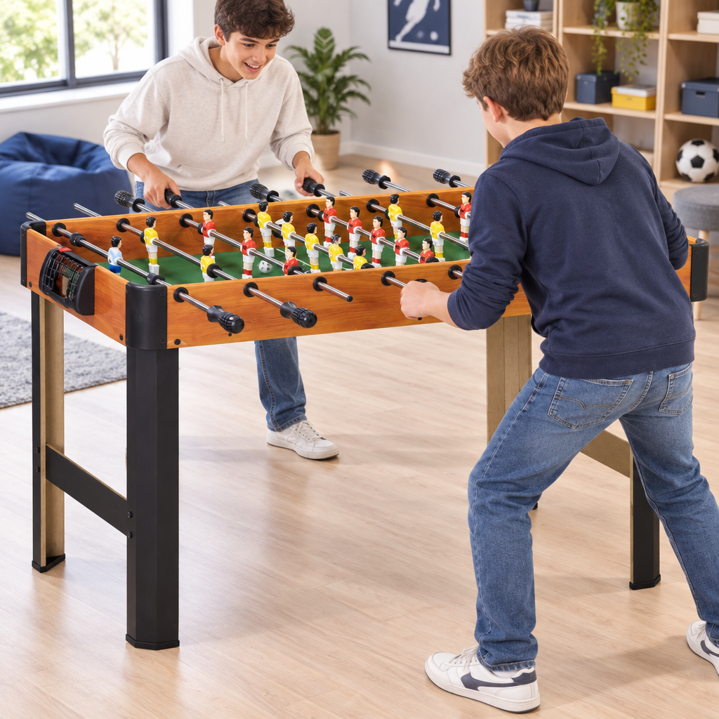 Baby-Foot Pour Enfant Compact - 118 x 104 x 69 cm - Multicolore