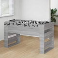 Baby-Foot Design Moderne - 146,5 x 74 x 85 cm - Gris Sonoma