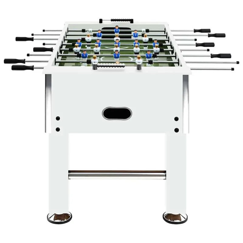 Baby-Foot Professionnel Grand Format - 140 x 74,5 x 87,5 cm - Blanc
