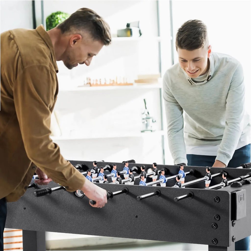 Baby-Foot Familial Classique - 121 x 61 x 84 cm - Gris Anthracite